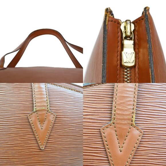 LOUIS VUITTON LV Saint Jacques Hand Bag Epi Leather Brown France M52273 67FC073 - Picture 9 of 16